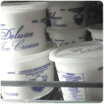 Deluxe ice cream 500ml vanilla, rum & raisin