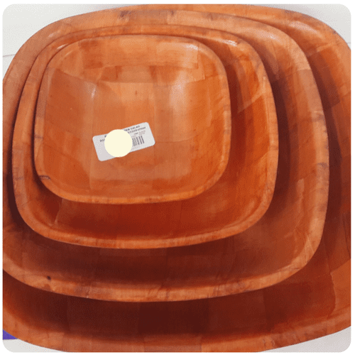 Square wooden salad bowl from R29.90